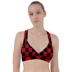 Black And Red Backgrounds- Sweetheart Sports Bra by Amaryn4rt