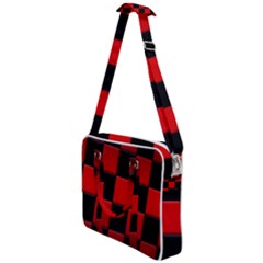 Black And Red Backgrounds- Cross Body Office Bag by Amaryn4rt