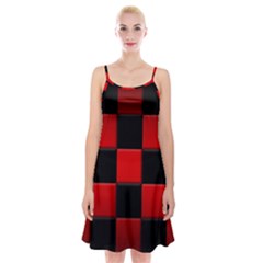 Black And Red Backgrounds- Spaghetti Strap Velvet Dress by Amaryn4rt