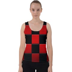 Black And Red Backgrounds- Velvet Tank Top by Amaryn4rt