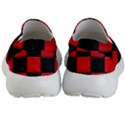 Black And Red Backgrounds- Kids Lightweight Slip Ons View4