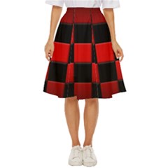 Black And Red Backgrounds- Classic Short Skirt by Amaryn4rt