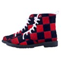 Black And Red Backgrounds- Kid s High-Top Canvas Sneakers View2