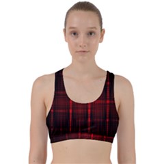 Black And Red Backgrounds Back Weave Sports Bra by Amaryn4rt