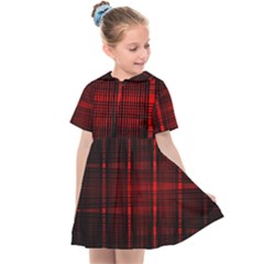 Black And Red Backgrounds Kids  Sailor Dress by Amaryn4rt