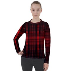 Black And Red Backgrounds Women s Pique Long Sleeve Tee