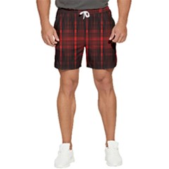 Black And Red Backgrounds Men s Runner Shorts by Amaryn4rt