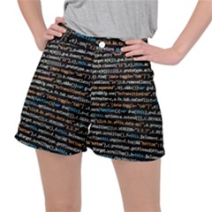 Close Up Code Coding Computer Women s Ripstop Shorts by Amaryn4rt