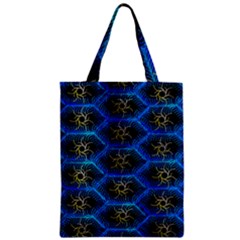 Blue Bee Hive Zipper Classic Tote Bag by Amaryn4rt