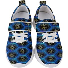 Blue Bee Hive Kids  Velcro Strap Shoes by Amaryn4rt