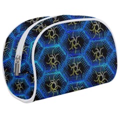 Blue Bee Hive Make Up Case (medium) by Amaryn4rt