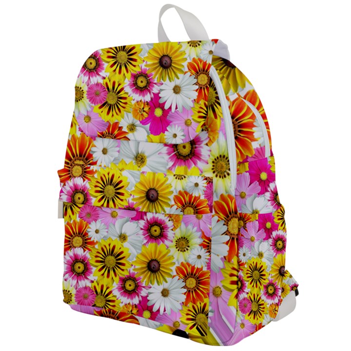 Flowers Blossom Bloom Nature Plant Top Flap Backpack