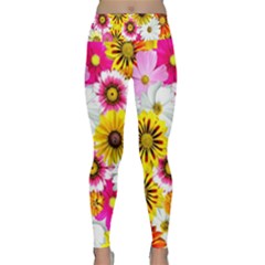 Flowers Blossom Bloom Nature Plant Lightweight Velour Classic Yoga Leggings by Amaryn4rt