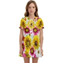 Flowers Blossom Bloom Nature Plant Kids  Sweet Collar Dress View1