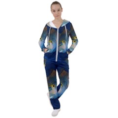 Fish Blue Animal Water Nature Women s Tracksuit by Amaryn4rt