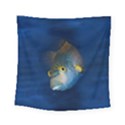 Fish Blue Animal Water Nature Square Tapestry (Small) View1