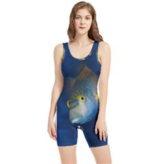 Fish Blue Animal Water Nature Women s Wrestling Singlet by Amaryn4rt