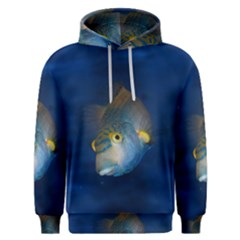 Fish Blue Animal Water Nature Men s Overhead Hoodie by Amaryn4rt