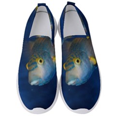 Fish Blue Animal Water Nature Men s Slip On Sneakers by Amaryn4rt