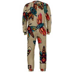 Tattoos Colorful Seamless Pattern Onepiece Jumpsuit (men) by Amaryn4rt