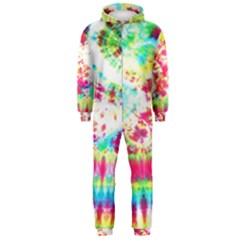 Pattern Decorated Schoolbus Tie Dye Hooded Jumpsuit (men) by Amaryn4rt