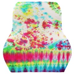 Pattern Decorated Schoolbus Tie Dye Car Seat Back Cushion  by Amaryn4rt