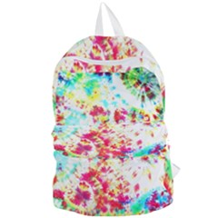 Pattern Decorated Schoolbus Tie Dye Foldable Lightweight Backpack by Amaryn4rt