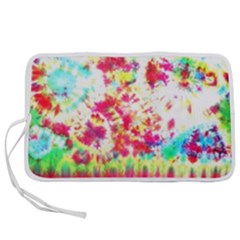 Pattern Decorated Schoolbus Tie Dye Pen Storage Case (l) by Amaryn4rt