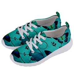 Texture Butterflies Background Women s Lightweight Sports Shoes by Amaryn4rt