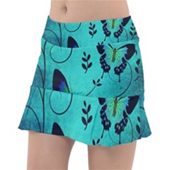 Texture Butterflies Background Classic Tennis Skirt by Amaryn4rt