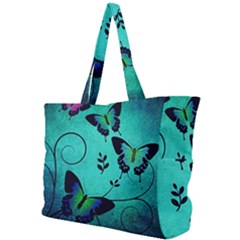 Texture Butterflies Background Simple Shoulder Bag by Amaryn4rt