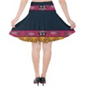 Pattern Ornaments Africa Safari Summer Graphic Velvet High Waist Skirt View2