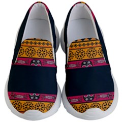 Pattern Ornaments Africa Safari Summer Graphic Kids Lightweight Slip Ons by Amaryn4rt