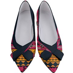 Pattern Ornaments Africa Safari Summer Graphic Women s Bow Heels by Amaryn4rt