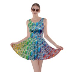 Bubbles Rainbow Colourful Colors Skater Dress by Amaryn4rt