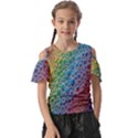 Bubbles Rainbow Colourful Colors Kids  Butterfly Cutout Tee View1