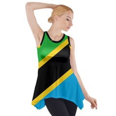 Flag Of Tanzania Side Drop Tank Tunic by Amaryn4rt