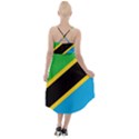 Flag Of Tanzania High-Low Halter Chiffon Dress  View2