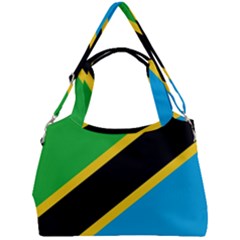 Flag Of Tanzania Double Compartment Shoulder Bag by Amaryn4rt