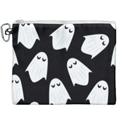 Ghost Halloween Pattern Canvas Cosmetic Bag (xxxl) by Amaryn4rt