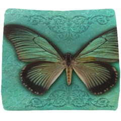 Butterfly Background Vintage Old Grunge Seat Cushion by Amaryn4rt