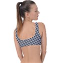 Black And White Checkerboard Background Board Checker Ring Detail Bikini Top View2