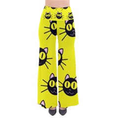 Cats Heads Pattern Design So Vintage Palazzo Pants by Amaryn4rt