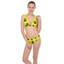 Cats Heads Pattern Design Classic Banded Bikini Set  View1