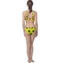 Cats Heads Pattern Design Classic Banded Bikini Set  View2