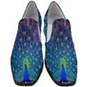 Amazing Peacock Women Slip On Heel Loafers View1