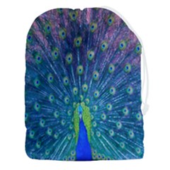 Amazing Peacock Drawstring Pouch (3xl) by Simbadda