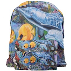 Colorful Aquatic Life Wall Mural Giant Full Print Backpack by Simbadda