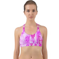 Butterfly Cut Out Pattern Colorful Colors Back Web Sports Bra by Simbadda