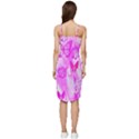 Butterfly Cut Out Pattern Colorful Colors Wrap Frill Dress View4